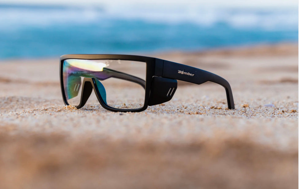 BUZZ BOMB Safety - Clear - Bomber Eyewear Nz