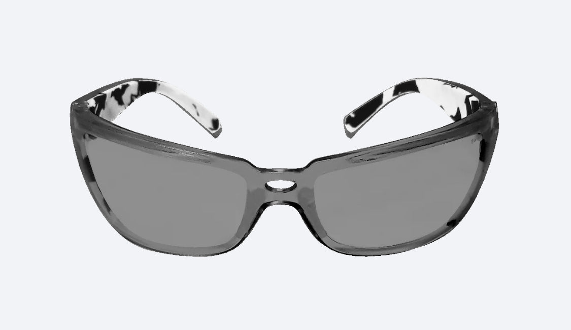Z BOMB - Safety Silver Mirror - Bomber Eyewear Nz