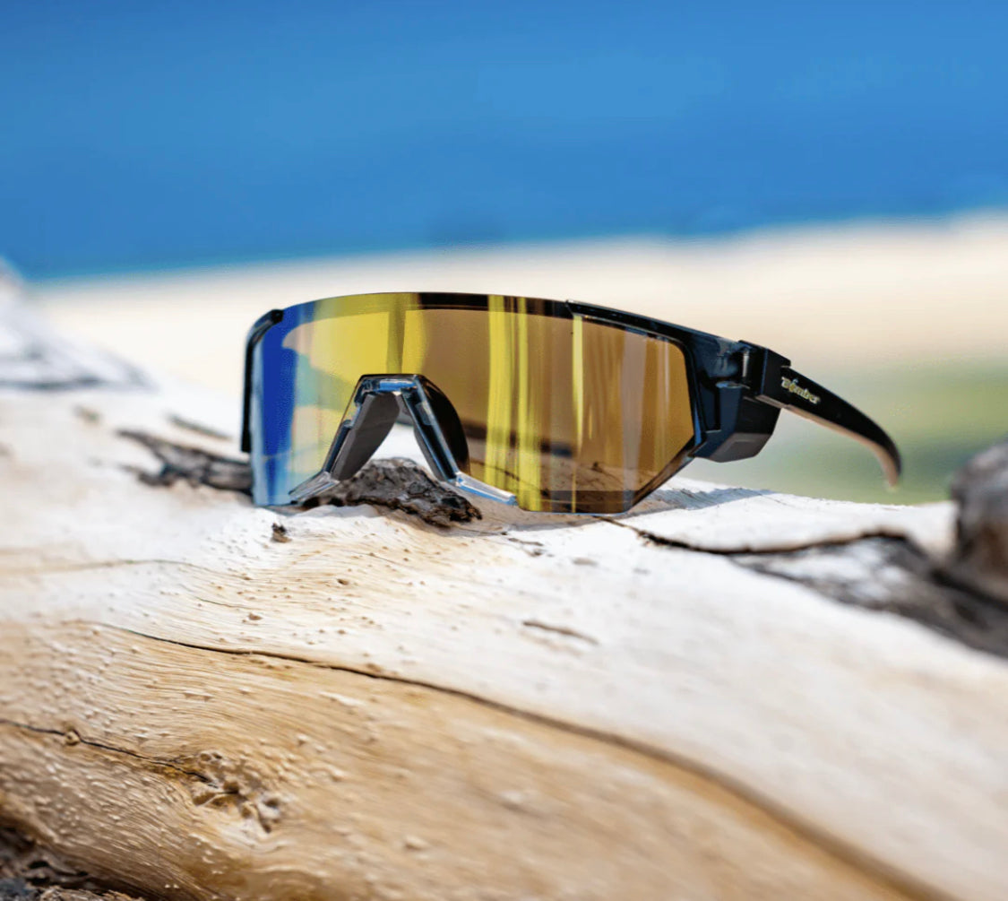 JAGER Bomb Safety - Gold Mirror - Bomber Eyewear Nz