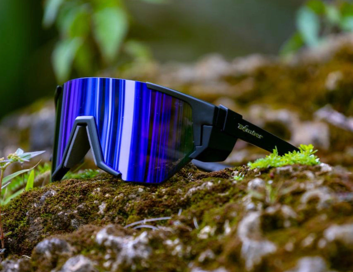 JAGER Bomb Safety - Blue Mirror - Bomber Eyewear Nz