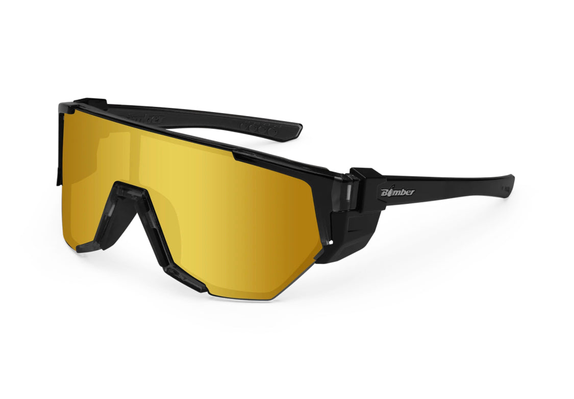 JAGER Bomb Safety - Gold Mirror - Bomber Eyewear Nz