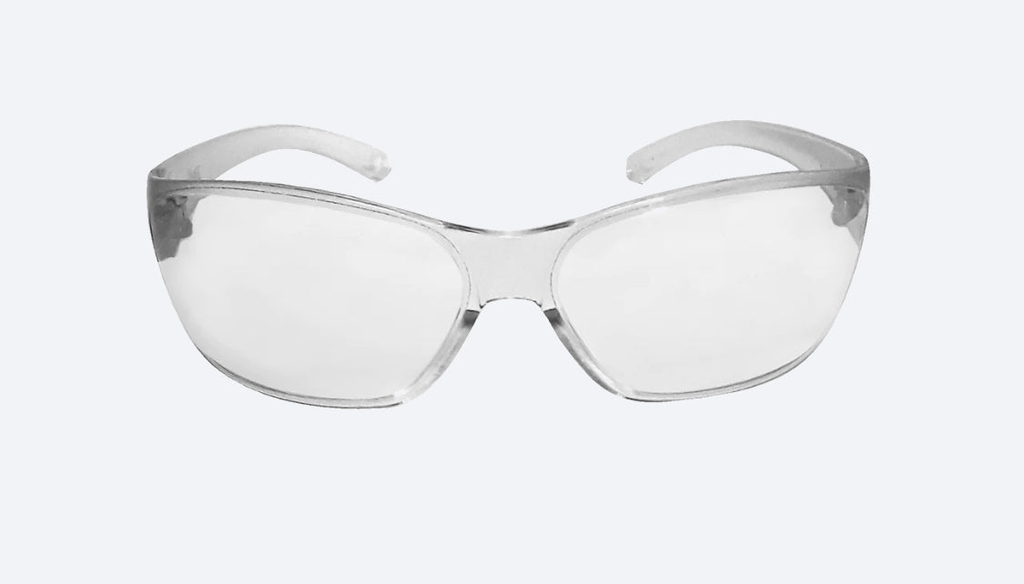 H BOMB Safety - Clear - Bomber Eyewear Nz