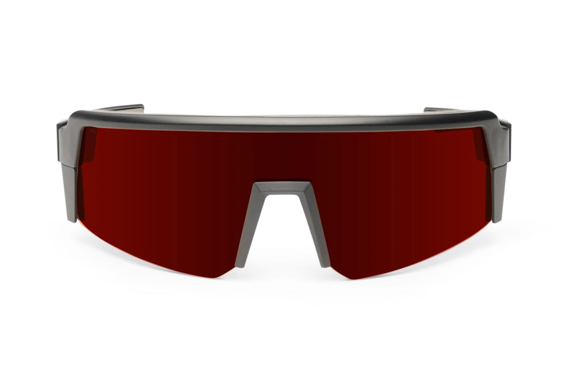 SMOKE Bomb Red Mirror Polarised - Bomber Eyewear Nz