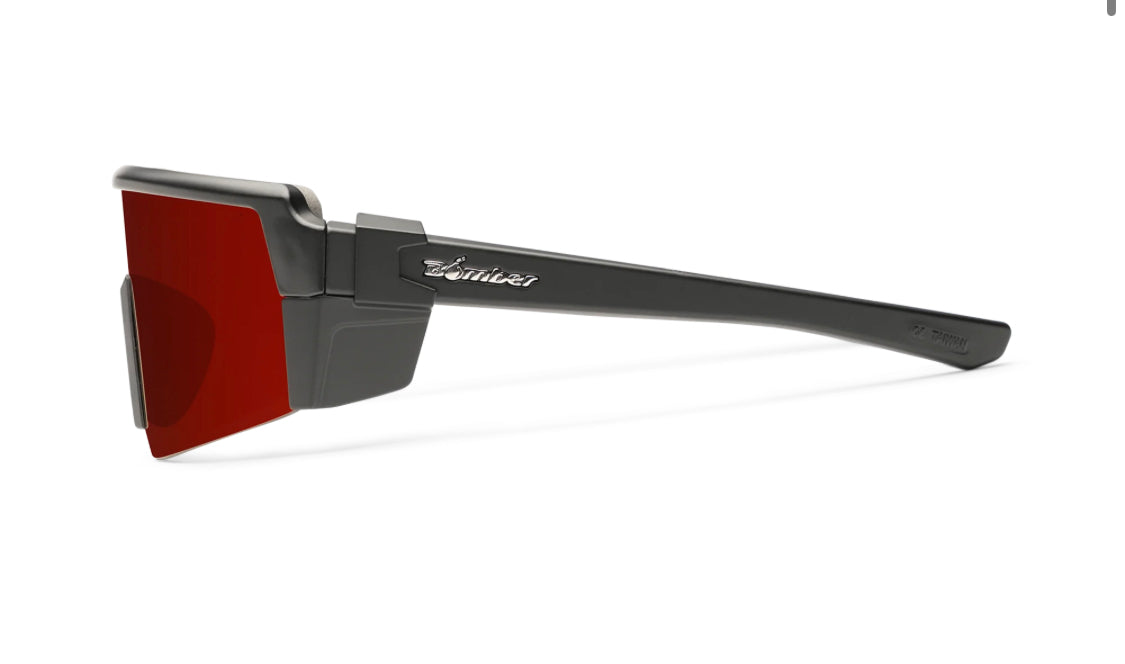 SMOKE Bomb Red Mirror Polarised - Bomber Eyewear Nz