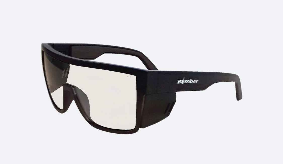 BUZZ BOMB Safety - Clear - Bomber Eyewear Nz