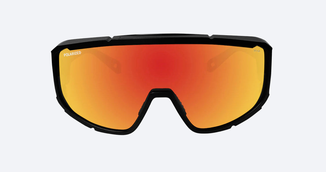 MAGNUM Safety Polarise- Red Mirror - Bomber Eyewear Nz