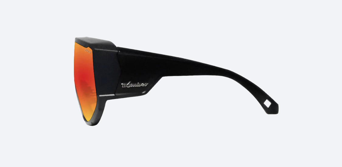 MAGNUM Safety Polarise- Red Mirror - Bomber Eyewear Nz