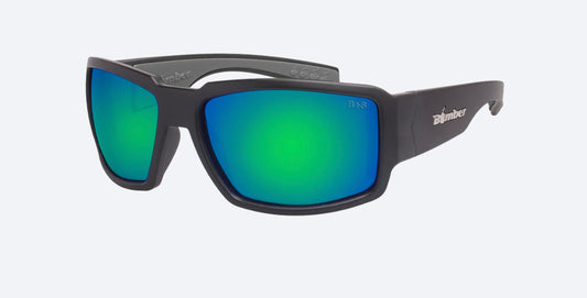 BOOGIE Safety - Green Mirror - Bomber Eyewear Nz