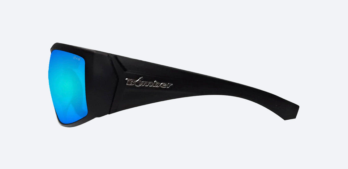 AHI Safety - Ice Blue Mirror - Bomber Eyewear Nz
