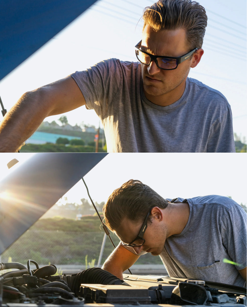 Tiger Safety Clear - Bomber Eyewear Nz