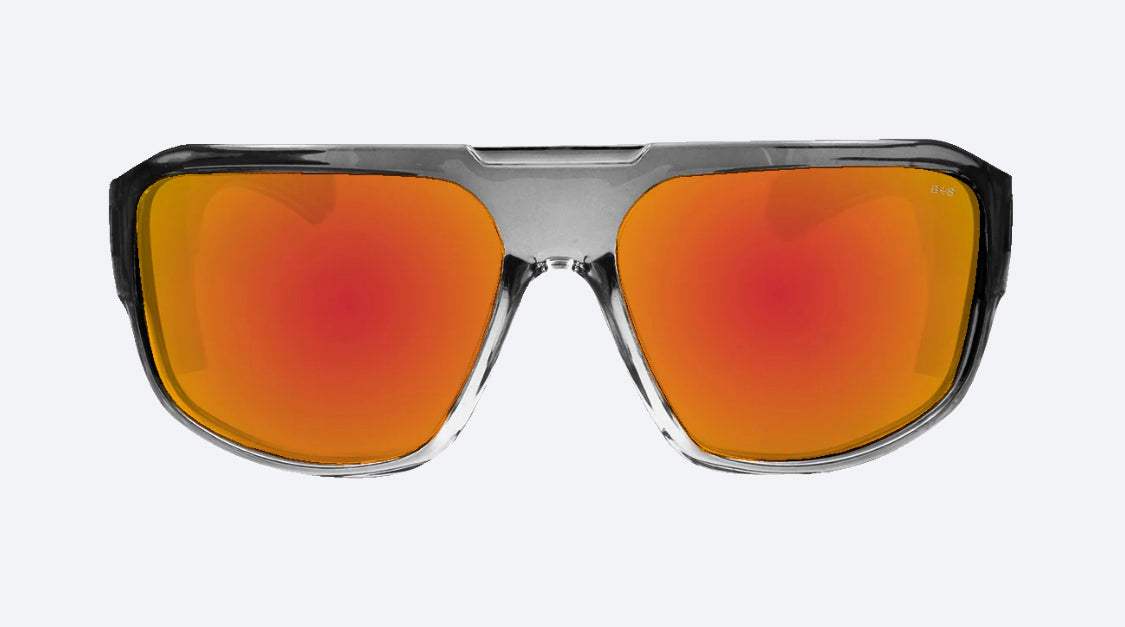 MEGGA Safety - Red Mirror Crystal - Bomber Eyewear Nz