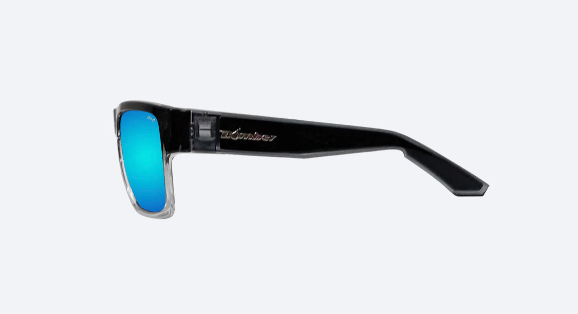 CLUTCH Safety Ice Blue Mirror - Bomber Eyewear Nz