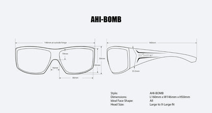 AHI Safety - Green Mirror - Bomber Eyewear Nz