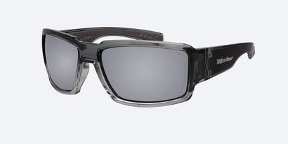 BOOGIE Safety -Silver Mirror Crystal - Bomber Eyewear Nz