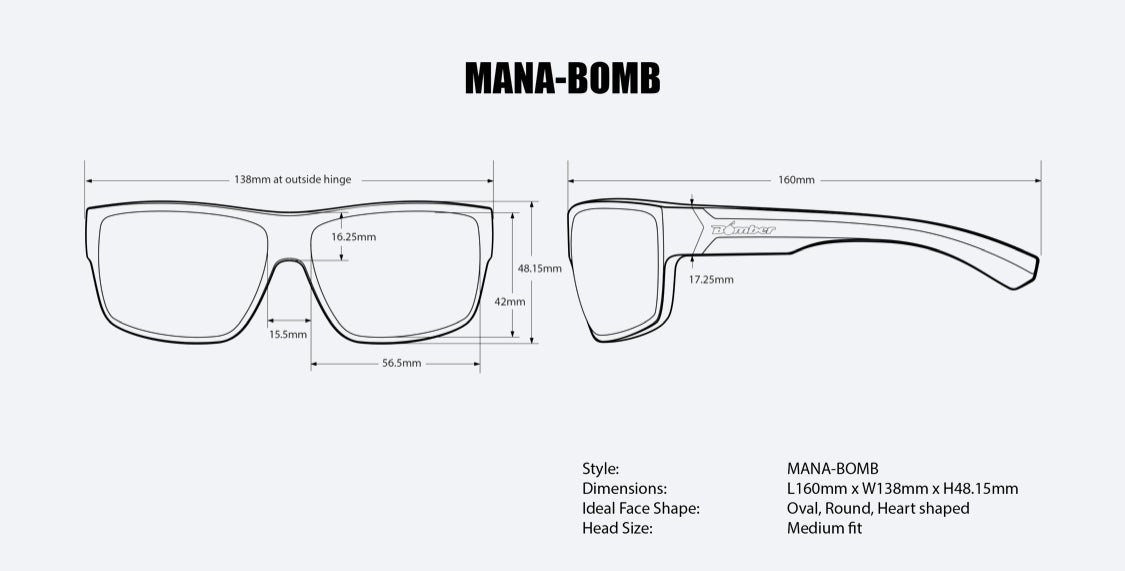 MANA Safety  - Smoke - Bomber Eyewear Nz