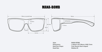 MANA Safety  - Smoke - Bomber Eyewear Nz