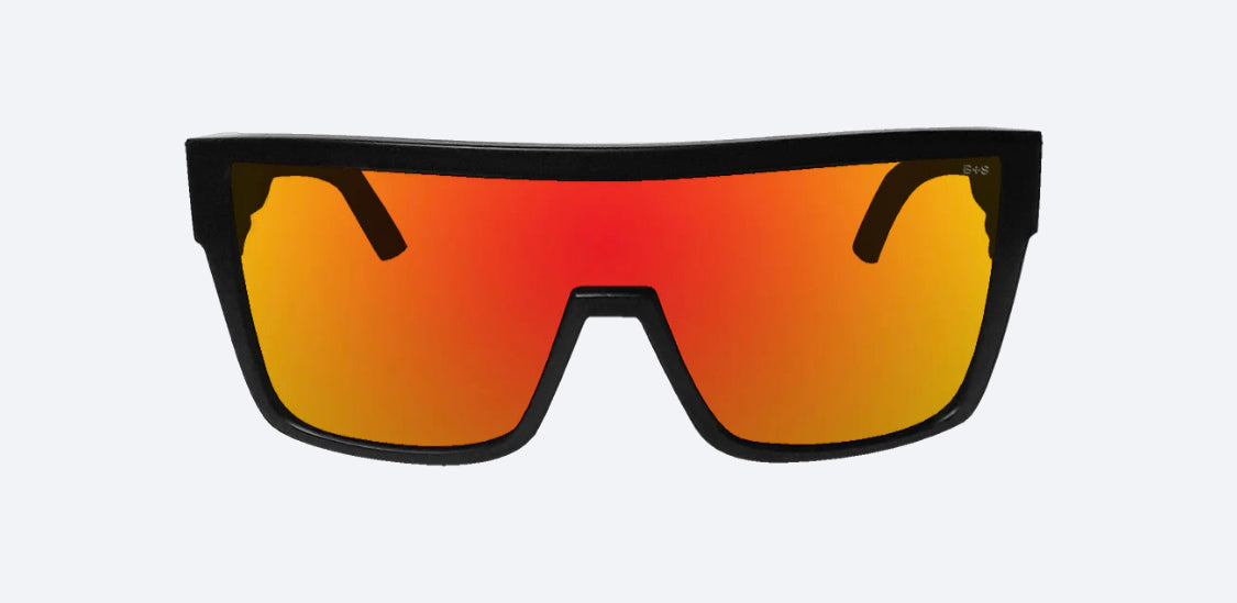 BUZZ Safety Fire Red Mirror - Bomber Eyewear Nz