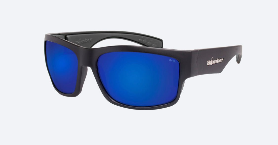 TIGER Safety - Blue Mirror - Bomber Eyewear Nz