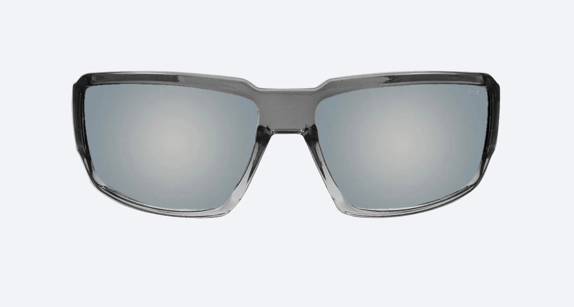 BOOGIE Safety -Silver Mirror Crystal - Bomber Eyewear Nz