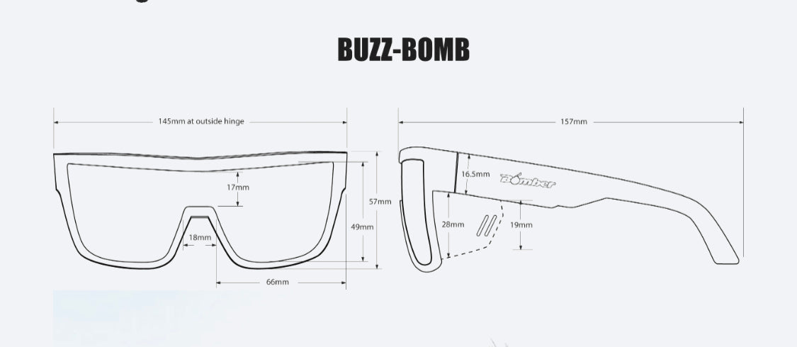 BUZZ Safety - Photochromic - Bomber Eyewear Nz