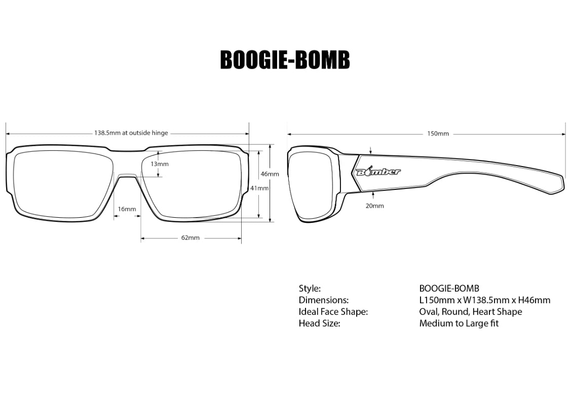 BOOGIE Safety - Polarized Smoke Mana Series