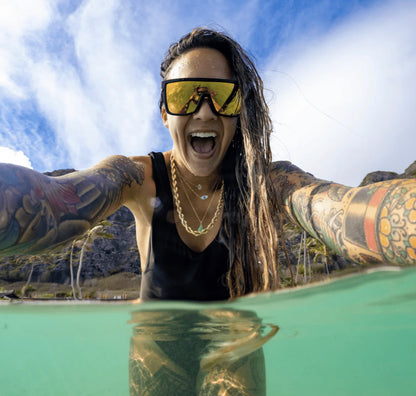 BUZZ Bomb Safety - Polarized Gold Mirror
