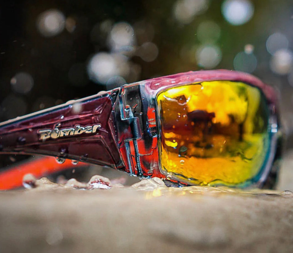 AHI Safety - Red Mirror Crystal - Bomber Eyewear Nz