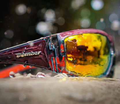 AHI Safety - Red Mirror Crystal - Bomber Eyewear Nz