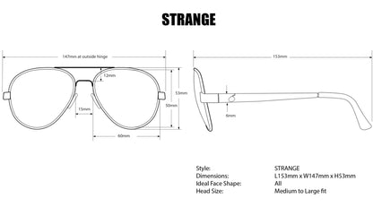 STRANGE - Polarized Red Mirror Copper