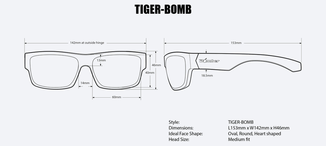 TIGER Safety - Green Mirror Crystal - Bomber Eyewear Nz