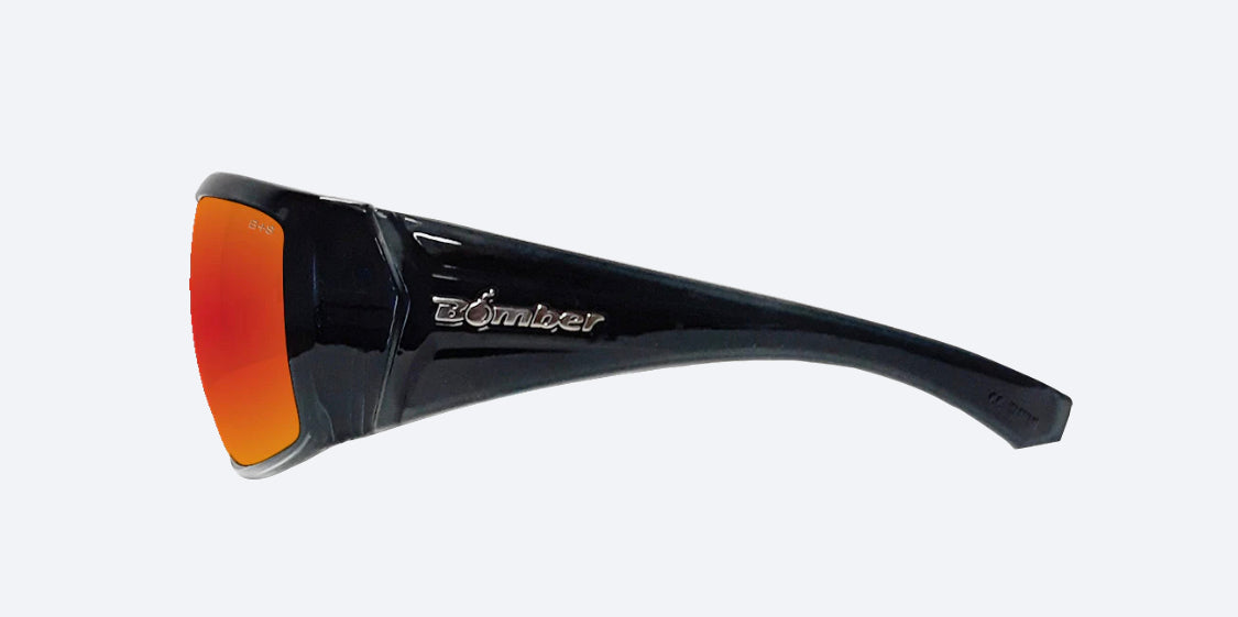 AHI Safety - Red Mirror Crystal - Bomber Eyewear Nz