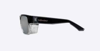 CLUTCH Safety - Silver Mirror Crystal - Bomber Eyewear Nz