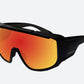 MAGNUM Safety Polarise- Red Mirror - Bomber Eyewear Nz