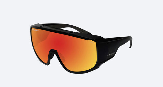 MAGNUM Safety Polarise- Red Mirror - Bomber Eyewear Nz