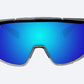 MAGNUM Safety Polarise ICE BLUE MIRROR CRYSTAL - Bomber Eyewear Nz