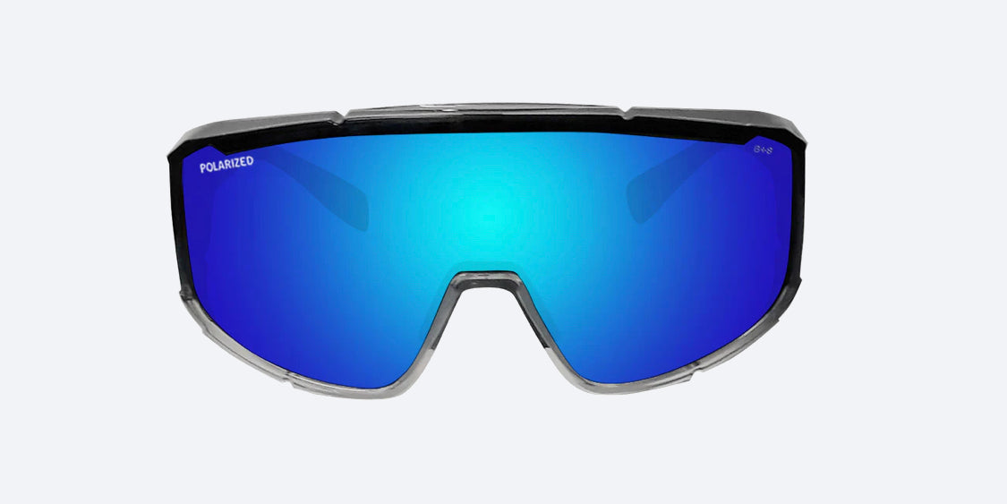 MAGNUM Safety Polarise ICE BLUE MIRROR CRYSTAL - Bomber Eyewear Nz