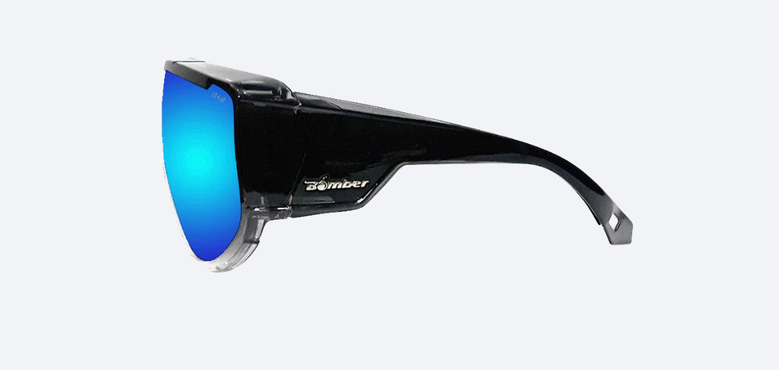 MAGNUM Safety Polarise ICE BLUE MIRROR CRYSTAL - Bomber Eyewear Nz