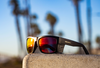 Clutch Safety Black Red Mirror - Bomber Eyewear Nz