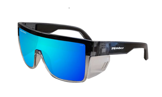 BUZZ Safety - Polarized Ice Mirror Crystal - Bomber Eyewear Nz
