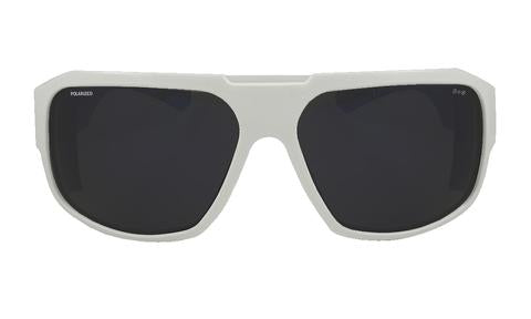 Mega Polarised White black Smoke Mana - Bomber Eyewear Nz
