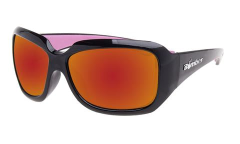 Sugar Black Polarised Red Mirror - Bomber Eyewear Nz