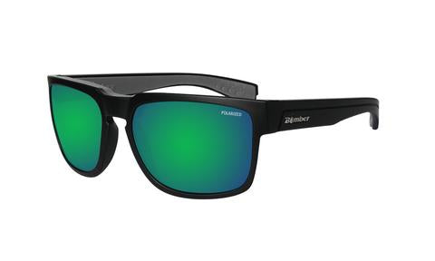 Smart Polarised Green Mirror - Bomber Eyewear Nz