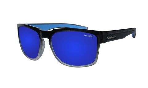 Smart 2 Tone Crystal Polarised Blue Mirror - Bomber Eyewear Nz