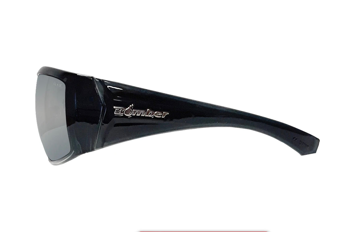 Ahi Polarised Silver Mirror - Bomber Eyewear Nz