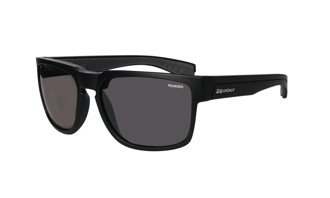 SMART Black Smoke Polarised - Bomber Eyewear Nz